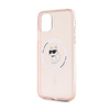 Karl Lagerfeld IML Choupette MagSafe - iPhone 11 tok (rózsaszín)