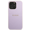Étui Guess Saffiano Hot Stamp & Metal Logo - iPhone 13 Pro Case (lilas)