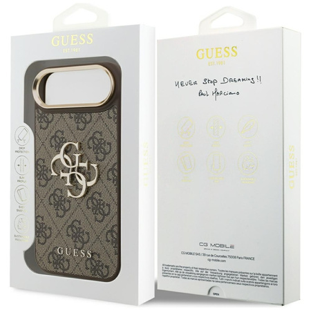 Guess 4G Big 4G Classic Logo - Case iPhone Air (Brown / Gold)