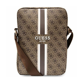 Guess 4G Stripes Tablet Bag - taška na 10" tablet (hnědá)