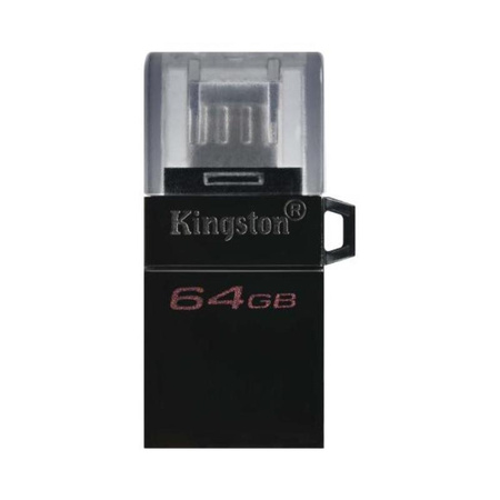Kingston DataTraveler MicroDuo - 64GB USB Type-A / Micro-USB Flash Drive