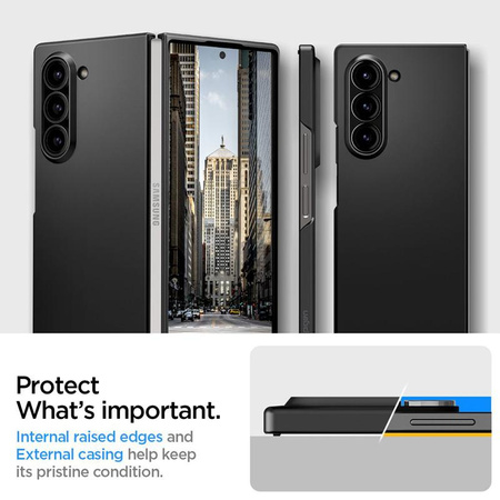 Spigen Airskin - Schutzhülle für Samsung Galaxy Z Fold 6 (Schwarz)