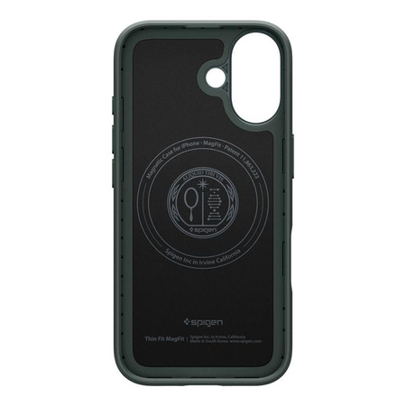 ETUI DO IPHONE 17 do MAGSAFE SPIGEN THIN FIT ORYGINALNE ZIELONE