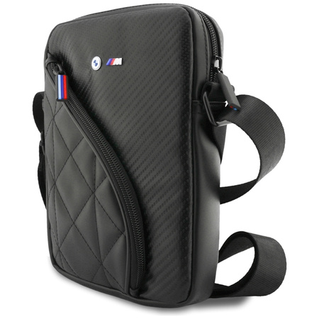 Pouzdro na tablet BMW Carbon Pockets & Metal Logo - 8" (černé)