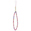 Guess Phone Strap Beads Heishi - Zawieszka do telefonu 25 cm (Multicolor Pink)