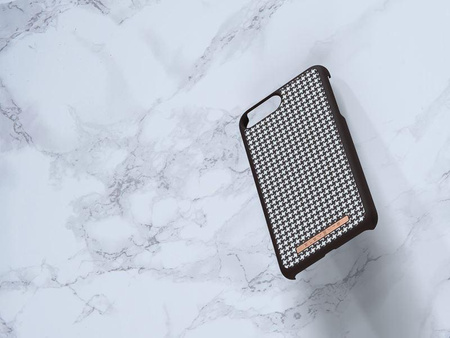 Nordic Elements Saeson Idun - Coque en matériau iPhone 8 Plus / 7 Plus / 6s Plus / 6 Plus (Dark Brown Pattern 2)