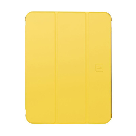 Tucano Satin Case - Case for iPad 10.9" (2022) w/Magnet & Stand up with Apple Pencil holder (yellow)