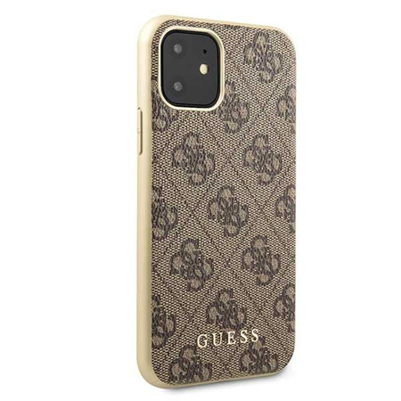 Kolekce Guess 4G - pouzdro pro iPhone 11 (hnědé)