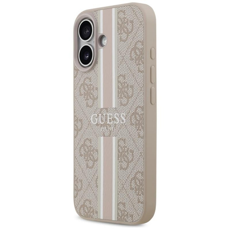 Guess 4G Printed Stripes MagSafe - Case iPhone 17 (pink)