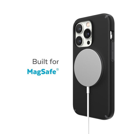 Speck CandyShell Pro + MagSafe - iPhone 14 Pro tok MICROBAN bevonattal (fekete / pala szürke)