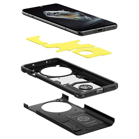 Spigen Tough Armor - Gehäuse für OnePlus 12 (Schwarz)