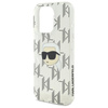 Karl Lagerfeld IML Karl Head Electroplated - Hülle für iPhone 16 Pro (transparent)