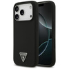 Guess Silicone Triangle Logo MagSafe - Case iPhone 17 Pro Max (black)