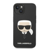 Karl Lagerfeld Silicone Iconic Karl`s Head MagSafe - iPhone 14 Case (black)