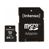 Intenso MicroSDXC - 64 GB Class 10 12/25 MB/s memory card with adapter