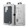 BMW Leder strukturiert & gestreift - Samsung Galaxy S23 Ultra Tasche (schwarz)