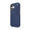 Speck Presidio2 Grip - Custodia per iPhone 16 (blu costiero / grigio polvere / bianco)