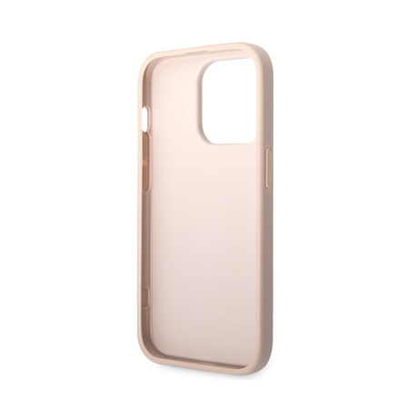 Guess 4G Big Metal Logo - Coque iPhone 15 Pro (rose)