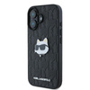 Karl Lagerfeld Monogram Choupette Head Pin - Etui iPhone 16 (noir)
