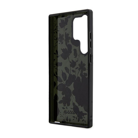 Guess Flower Collection - Étui Samsung Galaxy S23 Ultra (kaki)