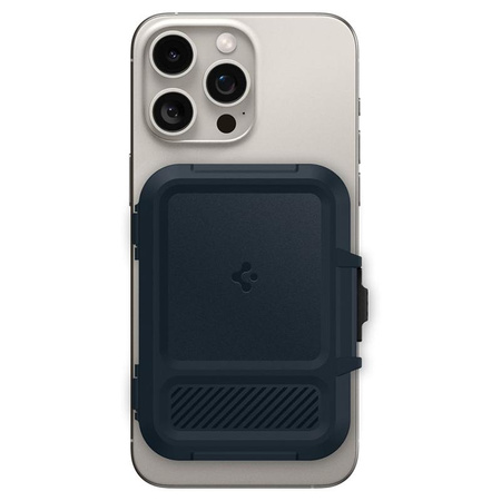 Spigen Lock Fit MagSafe - Magnetic Wallet (Metal Slate)