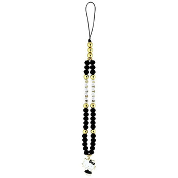 Hello Kitty Pearls and Beads Kitty Charm - Phone Charm (Black)