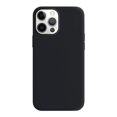 Crong Color Cover - Coque pour iPhone 12 / iPhone 12 Pro (noir)
