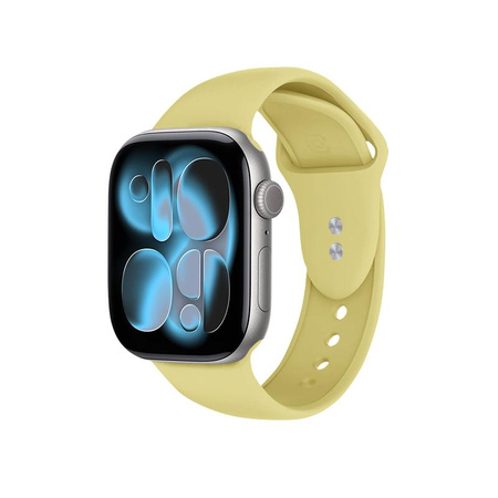 Crong Liquid - Řemínek pro Apple Watch 38/40/41/42 mm (slaměný)