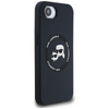Karl Lagerfeld Silikon Karl & Choupette Heads MagSafe - Hülle für iPhone 16e (schwarz)