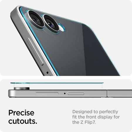 Spigen GLAS.TR EZ Fit HD 2-Pack – Schutzglas für Samsung Galaxy Z Flip 7 (2 Stück)