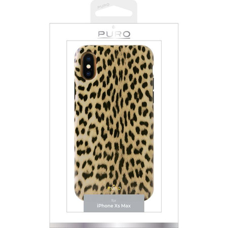 PURO Glam Leopard Cover - pouzdro pro iPhone Xs Max (Leo 1)
