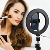 Grundig - Lampe annulaire LED avec trépied pour photos, selfie, maquillage