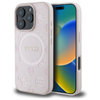 Guess Saffiano Peony Classic Logo MagSafe - iPhone 16 Pro Max Case (pink)