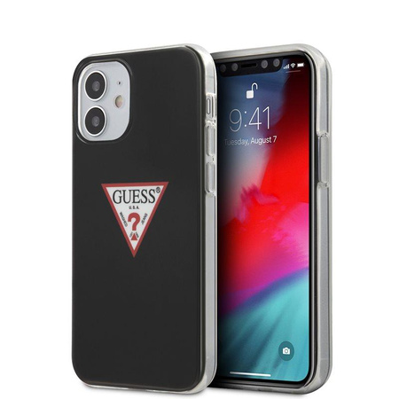 Guess Triangle Logo - iPhone 12 Mini Case (black)