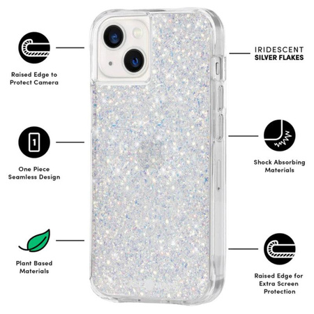Case-Mate Twinkle - iPhone 13 Tasche (Sternenstaub)
