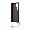 Guess 4G Charms Kollektion - Samsung Galaxy S24 Ultra Tasche (braun)