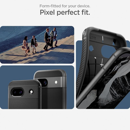 Spigen Rugged Armor - Case for Google Pixel 8A (Black)