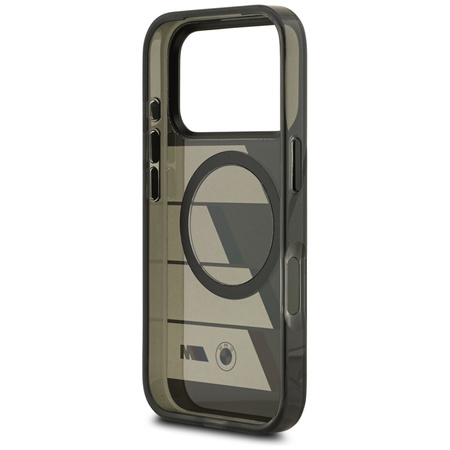 BMW M IML Metal Buttons Tricolor Lines MagSafe - Case iPhone 17 Pro Max (anthracite)