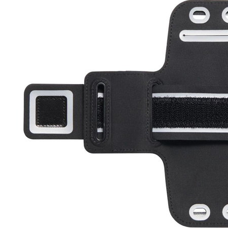 Spigen A703 Dynamic Shield Armband - pouzdro / sportovní pásek na ruku pro smartphone do 6,9" (černý)