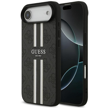 Guess 4G Printed Stripes MagSafe - Hülle iPhone Air (schwarz)