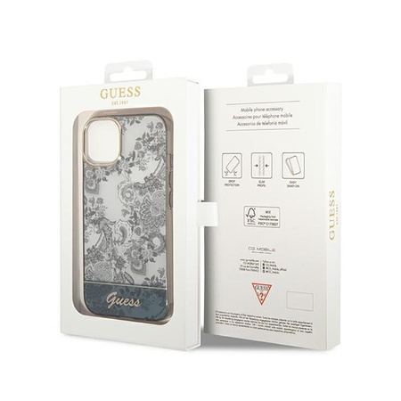 Guess Porcelain Collection - iPhone 14 Plus Case (gray)