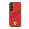 Ferrari Big SF Perforated - pouzdro pro Samsung Galaxy S24 (červené)