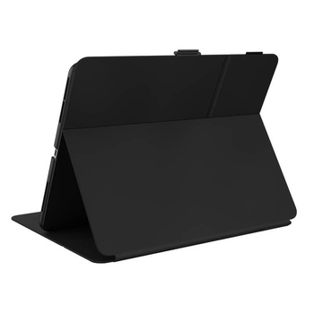 Speck Balance Folio - Étui pour iPad Pro 12.9" (2022-2018) avec revêtement MICROBAN avec aimant et support (Noir)