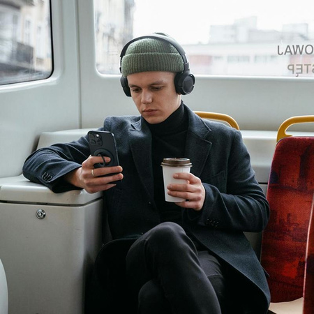 Spigen Nano Pop MagSafe Phone Ring - Porte-doigt magnétique avec fonction de support (violet de raisin)