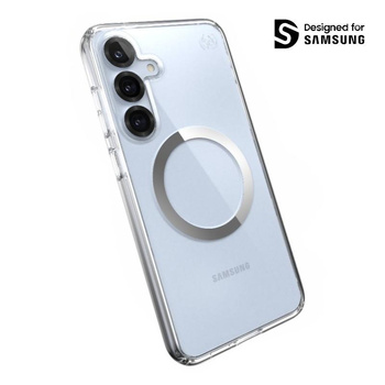 Speck Presidio® Perfect-Clear Magnet – przezroczysta ochrona z magnetycznym wsparciem dla Galaxy S25+ i S24+