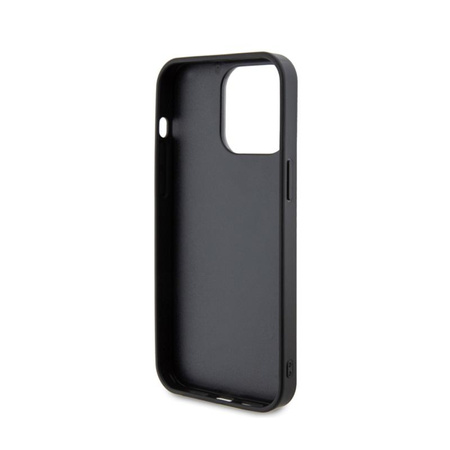 Guess kovové logo s kamínky - pouzdro pro iPhone 15 Pro Max (žluté)