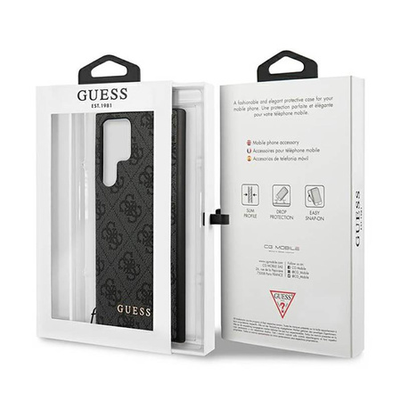 Guess 4G Charms Collection - Samsung Galaxy S23 Ultra Case (grey)
