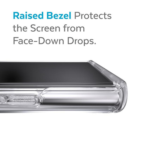 Speck Presidio Perfect-Clear - pouzdro pro Samsung Galaxy S22 Ultra s povrchovou úpravou MICROBAN (čiré/průhledné)