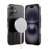 Crong Clear MAG Pro - iPhone 16 MagSafe Case (Black)