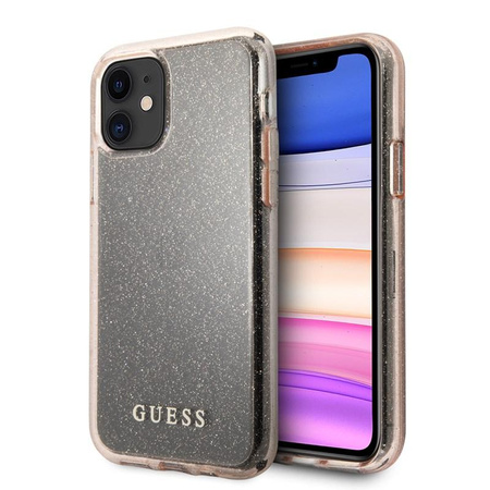 Třpytivé pouzdro Guess - pouzdro pro iPhone 11 (růžové)